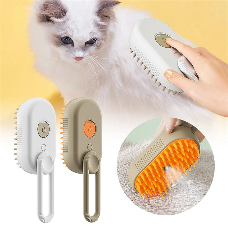 Cat Brush with Steam